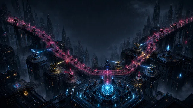 霓虹防线 · Phaser 重制版