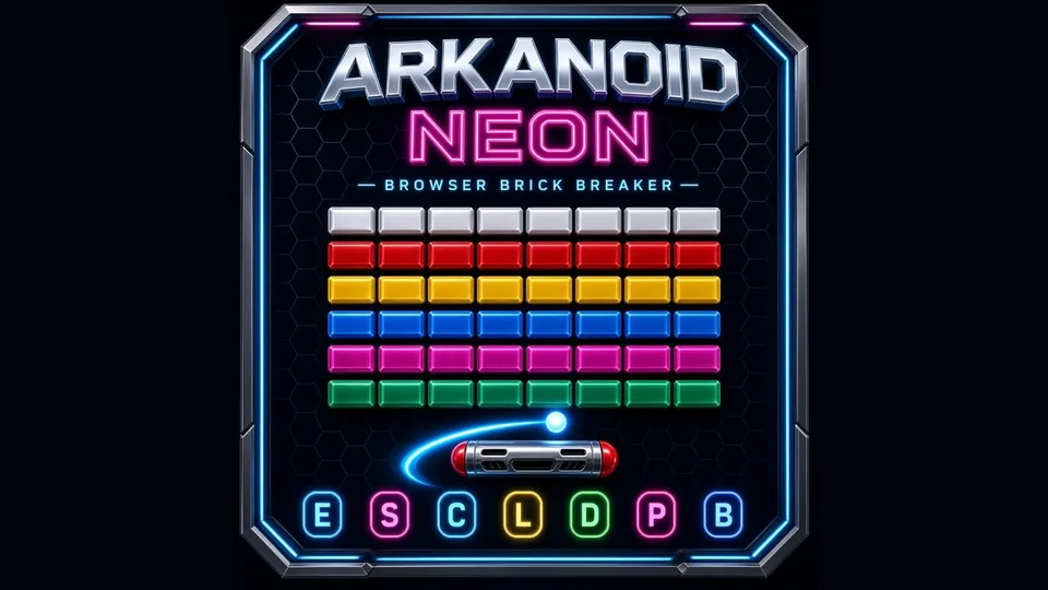 Arkanoid Neon · 霓虹打砖块