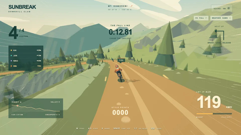 Sunbreak Downhill