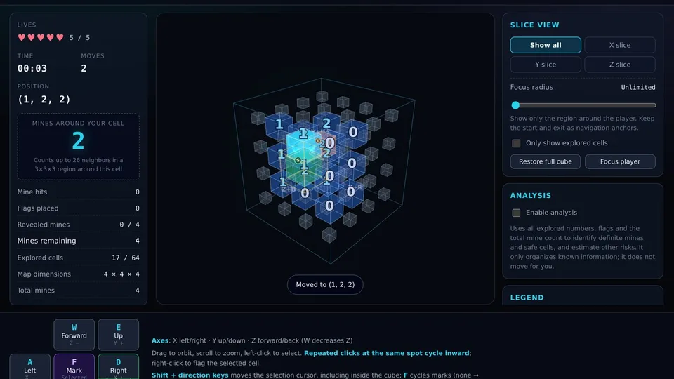 Minecube · 3D 扫雷迷宫