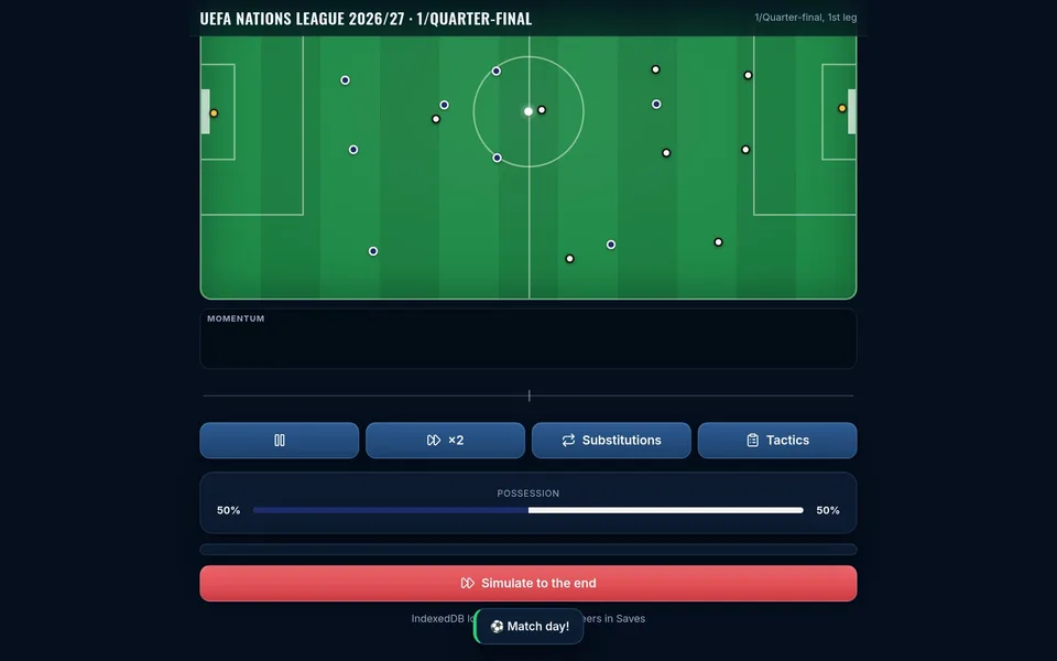 National Football Manager · 国家队足球经理 · Screenshot 2