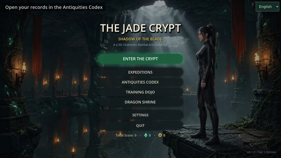 The Jade Crypt · 玉陵剑影 · 截图 1