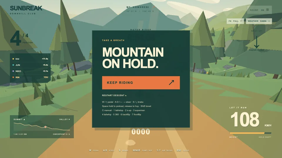 Sunbreak Downhill · 截图 2
