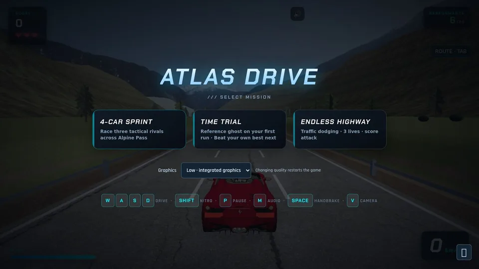 Atlas Drive · 截图 2