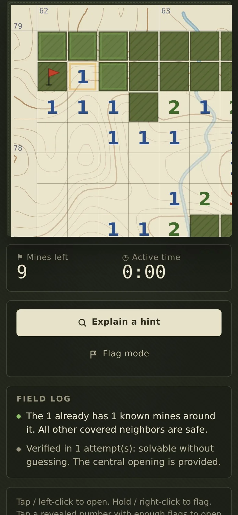 Logic Minesweeper · 逻辑扫雷 · 截图 2