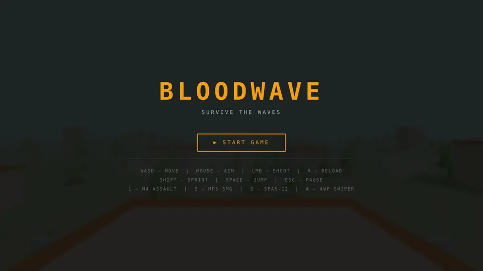 BLOODWAVE FPS · 截图 1