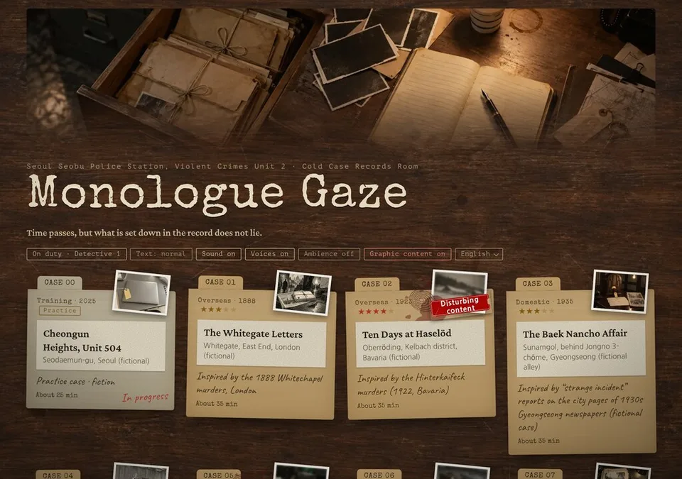 Monologue Gaze · 独白凝视 · 截图 1